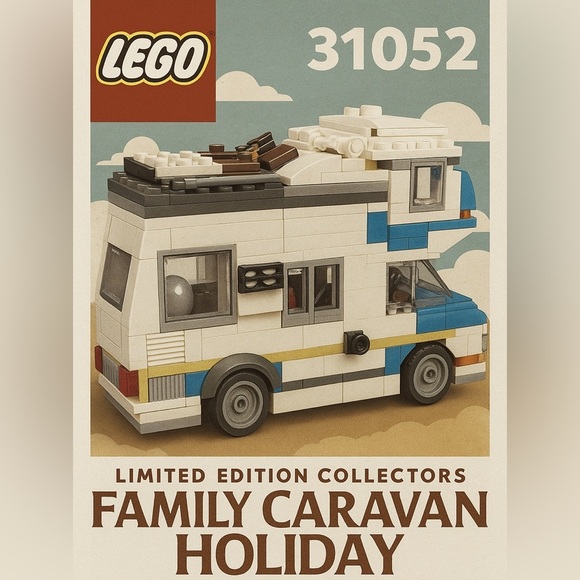 Lego RV Limited edition Collectors Family Caravan Holiday Complete building set - Picture 1 of 10
